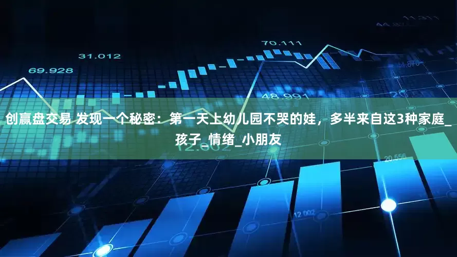 创赢盘交易 发现一个秘密：第一天上幼儿园不哭的娃，多半来自这3种家庭_孩子_情绪_小朋友