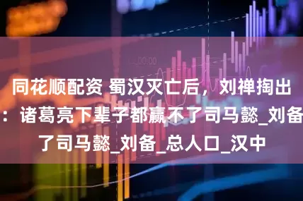 同花顺配资 蜀汉灭亡后，刘禅掏出一个账本表示：诸葛亮下辈子都赢不了司马懿_刘备_总人口_汉中