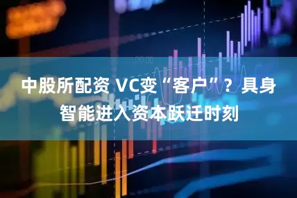 中股所配资 VC变“客户”？具身智能进入资本跃迁时刻