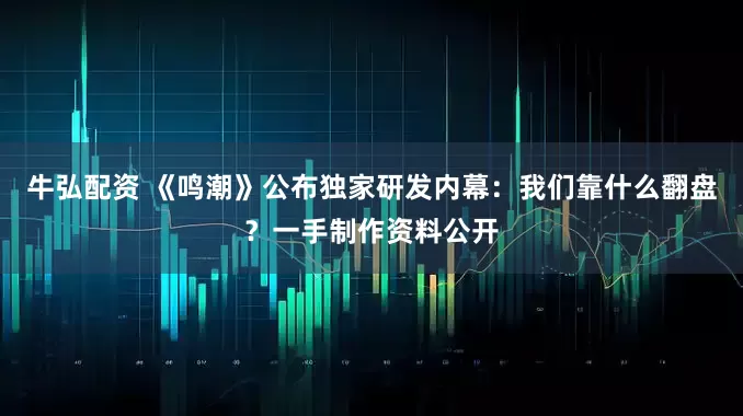 牛弘配资 《鸣潮》公布独家研发内幕：我们靠什么翻盘？一手制作资料公开