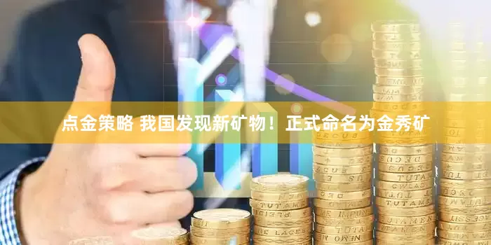 点金策略 我国发现新矿物！正式命名为金秀矿
